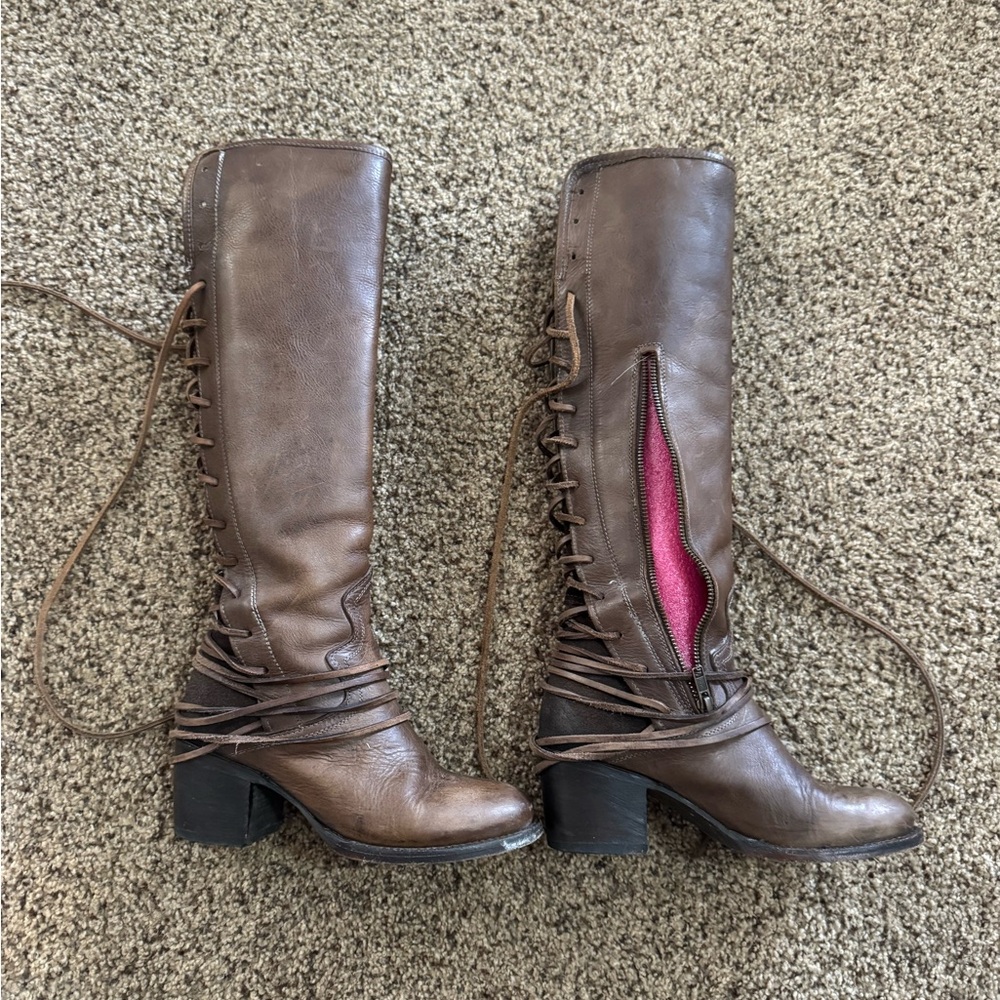 Freebird by Steven Brown Lace Up Boots